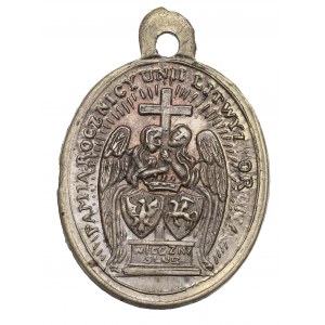 Polonia, medaglia patriottica 292° anniversario dell'Unione di Lublino - RARA