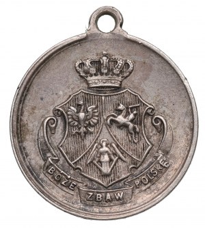 Polsko, vlastenecký medailon z doby po povstání