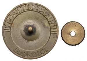 II RP, Bronze badge For sacrificial work 1931 - Reising