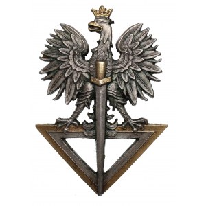 II RP, Badge of the Circle of Student Soldiers of the Warsaw University of Technology - silver Gontarczyk