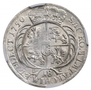 Germany, Saxony, Friedrich August II, 18 groschen 1756 - NGC MS61