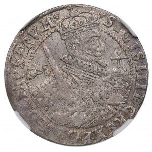 Sigismund III, 18 groschen 1623, Bromberg - NGC AU58