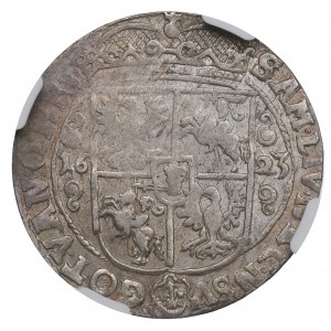 Sigismund III, 18 groschen 1623, Bromberg - NGC AU58