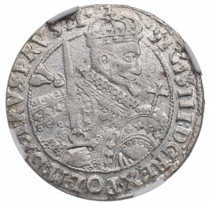 Žigmund III Vasa, Ort 1622, Bydgoszcz - ex Pączkowski PRVS M NGC MS61