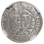 Schlesien under Habsburg, Leopold I, 6 kreuzer 1673, Breslau - NGC MS66