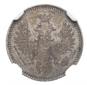 Russia, Nicholas I, 5 kopecks 1854 HI - NGC MS62