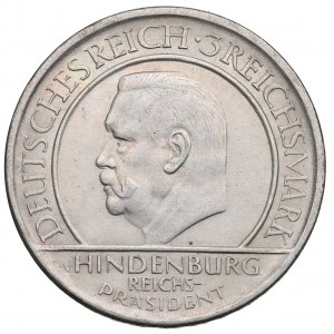 Allemagne, République de Weimar, 3 marques 1929 A