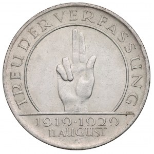 Nemecko, Weimarská republika, 3 známky 1929 A