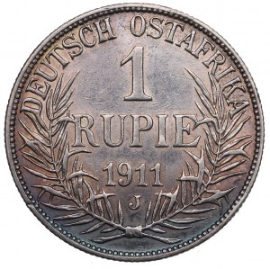 German East Africa, 1 rupee 1911 J