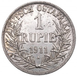 German East Africa, 1 rupee 1911 A