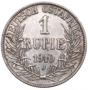 German East Africa, 1 rupee 1910 J