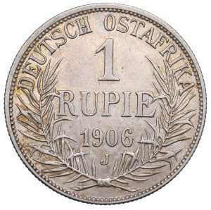 German East Africa, 1 rupee 1906 J