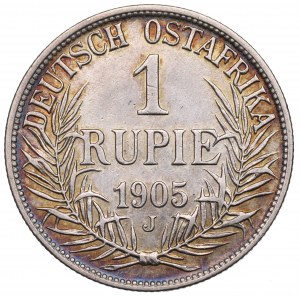 German East Africa, 1 rupee 1905 J