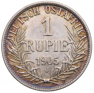 German East Africa, 1 rupee 1905 J