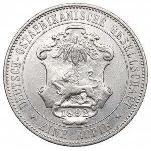 German East Africa, 1 rupii 1892