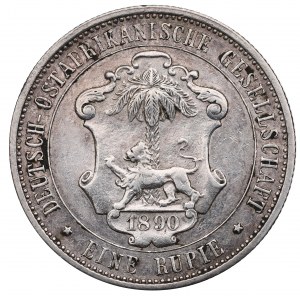 Nemecká východná Afrika, 1 rupia 1890