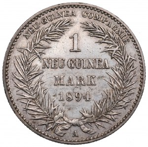 Germany, New Guinea, 1 mark 1894