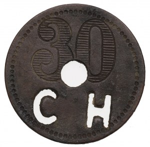 Německo, Náhradní žeton 30 fenig CH