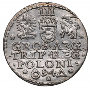 Sigismond III Vasa, Trojak 1594, Malbork