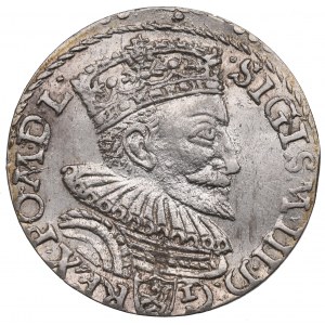 Sigismond III Vasa, Trojak 1594, Malbork - anneau ouvert