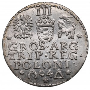 Sigismund III Vasa, Trojak 1594, Malbork - offener Ring