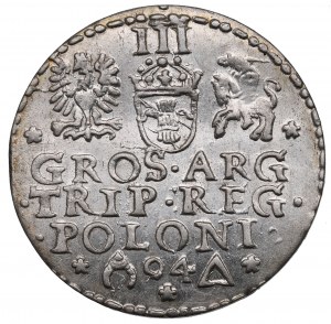 Sigismondo III Vasa, Trojak 1594, Malbork - anello aperto