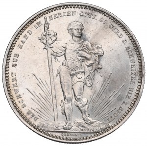 Suisse, 5 Francs 1879 - festival de tir de Bâle