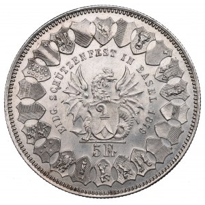 Switzerland, 5 francs 1879