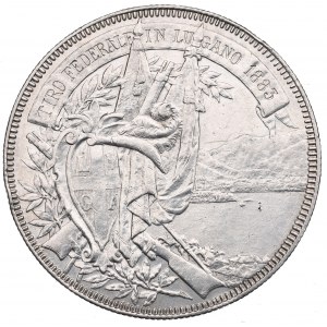 Switzerland, 5 francs 1883
