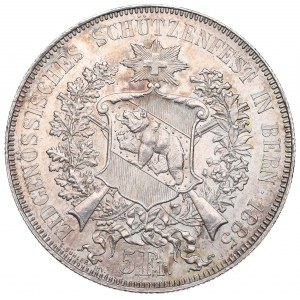 Switzerland, 5 francs 1885