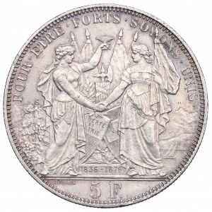 Switzerland, 5 francs 1876