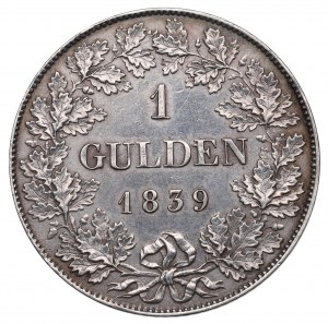 Niemcy, Nassau, 1 gulden 1839