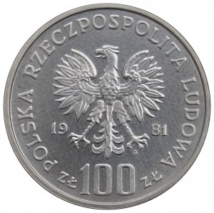 PRL, 100 złotych 1981 Ochrona środowiska - Koń