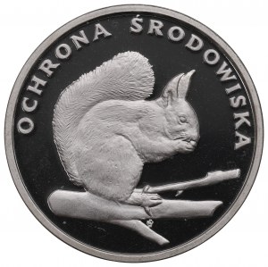 PRL, 500 złotych 1985 Ochrona środowiska Wiewiórka