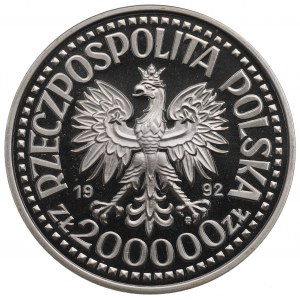 III RP, 200 000 PLN 1992 - Wladyslaw III Varnañczyk