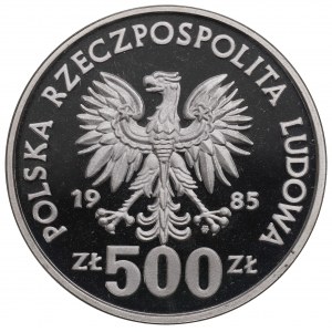 Repubblica Popolare di Polonia, 500 zloty 1985 - Przemyslaw II