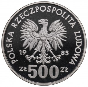 République populaire de Pologne, 500 zlotys 1985 - Przemyslaw II