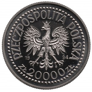 III RP, 20.000 Gold 1994 Sigismund I. der Alte - Nickelprobe