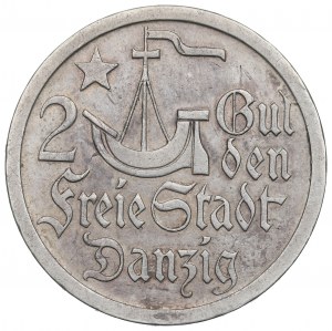 Free City of Danzig, 2 gulden 1923