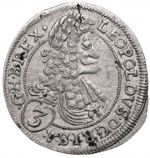Hungary, 3 kreuzer 1697, Bratislava