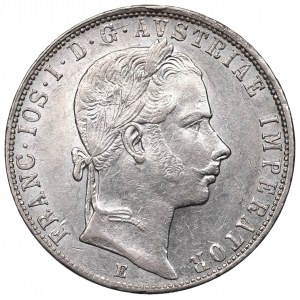 Austria-hungary, Franz Joseph, 1 florin 1858 E