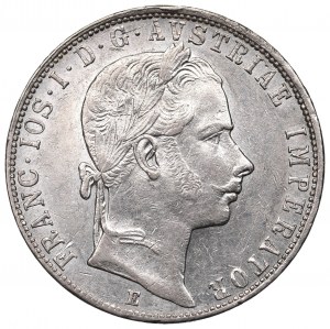 Autriche-Hongrie, François-Joseph, 1 florin 1858 E