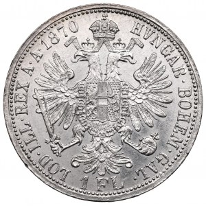 Austria-Hungary, Franz Joseph, 1 florin 1870