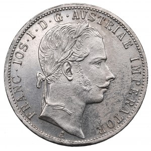 Rakúsko-Uhorsko, František Jozef, 1 florén 1865 - RARE