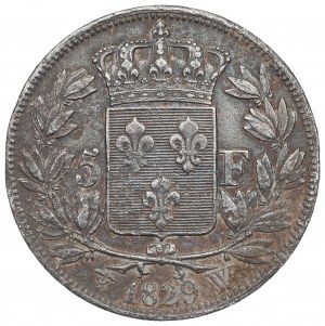 Francúzsko, 5 frankov 1829