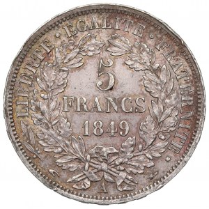Frankreich, 5 Franken 1849