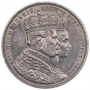 Allemagne, Prusse, thaler de couronnement 1861