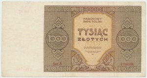 People's Republic, 1000 zloty 1945 A