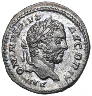 Rímska ríša, Caracalla, denár - FIDES EXERCITVS