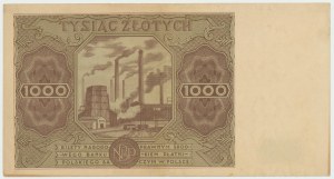 Poľská ľudová republika, 1000 zlotých 1947 C